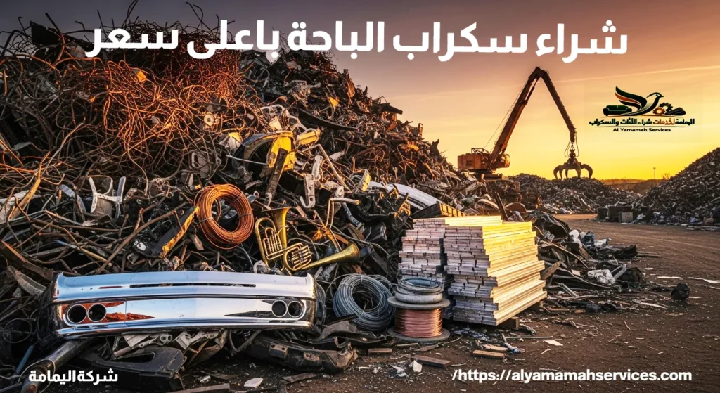 شراء سكراب الباحة بأعلى سعر مع تجميع الحديد والمعادن والأسلاك ونقل فوري من الموقع