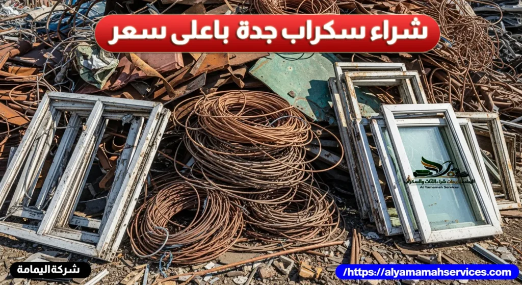 شراء سكراب جدة بأعلى سعر يشمل سكراب النوافذ وأسلاك النحاس والمعادن مع نقل فوري